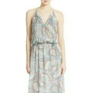 Joie Jossa Print Silk Maxi Dress